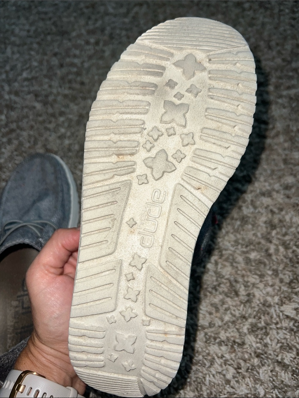 Wendy Confetti Black Hey Dude Sz 5! - Picture 11 of 11